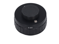 Adaptador de lente CTV para microscopio estereoscópico trinocular con montura C 0.5x