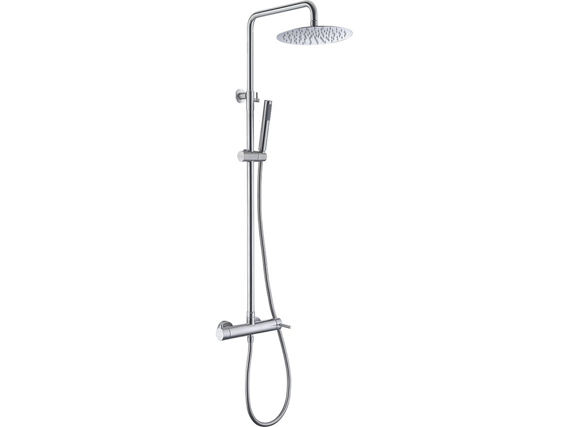 Conjunto de Ducha IMEX Monomando Moscú (Acero S.316) Bdk034