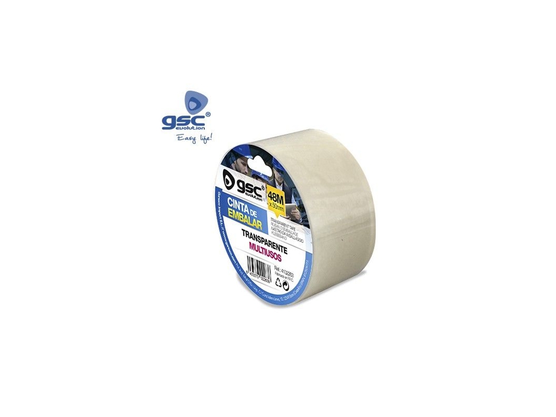 Cinta de embalar Transparente 50mm 48M GSC 004102263