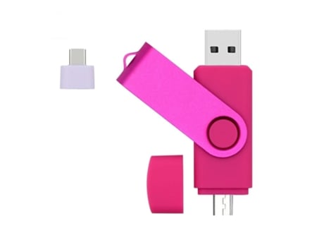 Pen USB SLOWMOOSE Alta Velocidad Otg (Rosa - 2.0 - 128 GB)
