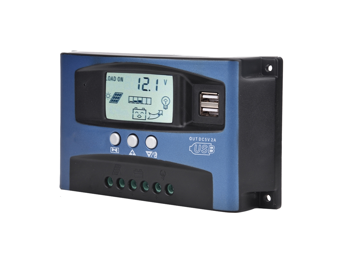 Controlador De Carga Mppt Ycx-003 De 30-100 A Para Paneles Solares De 12 V/24 V Con Seguimiento Automático.