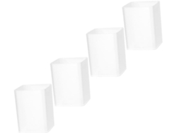 Portalápices, organizador multiusos de plástico, ideal para escritorio y espacio de trabajo. Gokoco