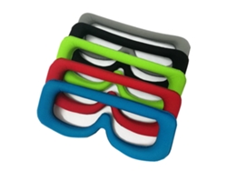 1 Pcred+green Faceplateuruav Fpv Goggles Faceplate Fabric Sponge Pad Replacement For Eachine Ev200d