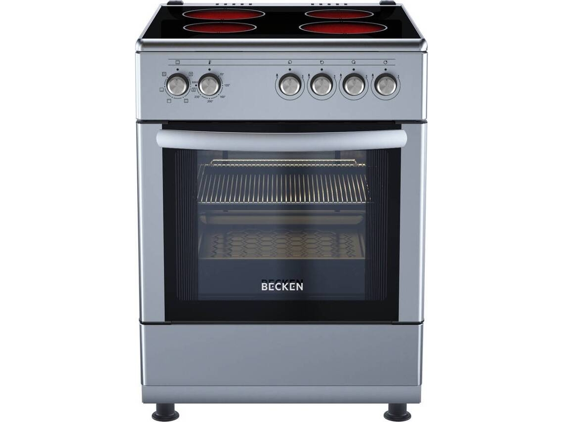 Cocina BECKEN BFE4510N IX (64 L - Eléctrico de Vitrocerámica - Inox)