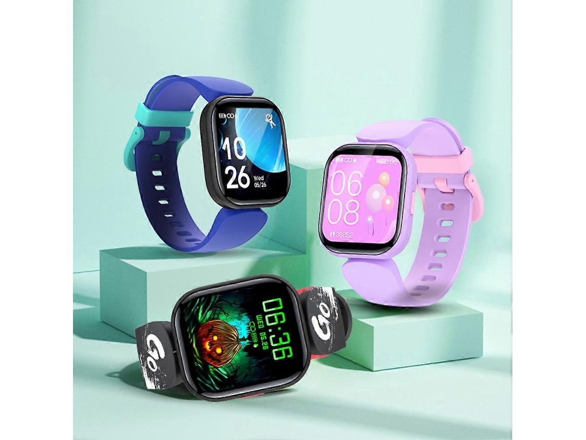 Reloj inteligente para niños de 1,4 pulgadas IPS, resistente al agua, con monitor de actividad física y frecuencia cardíaca, Ly Ebike