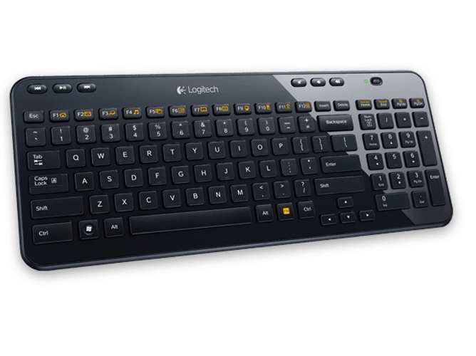 Teclado LOGITECH QY776AA (Inalámbrico - Layout Alemán - Teclado Numérico)