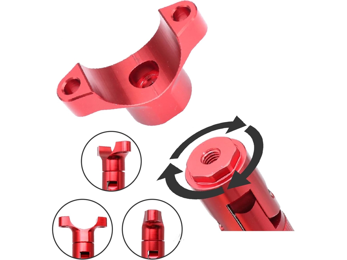 Kit De Extensión De Manillar De Aluminio Ajustable: Alta Resistencia, Fácil Instalación.
