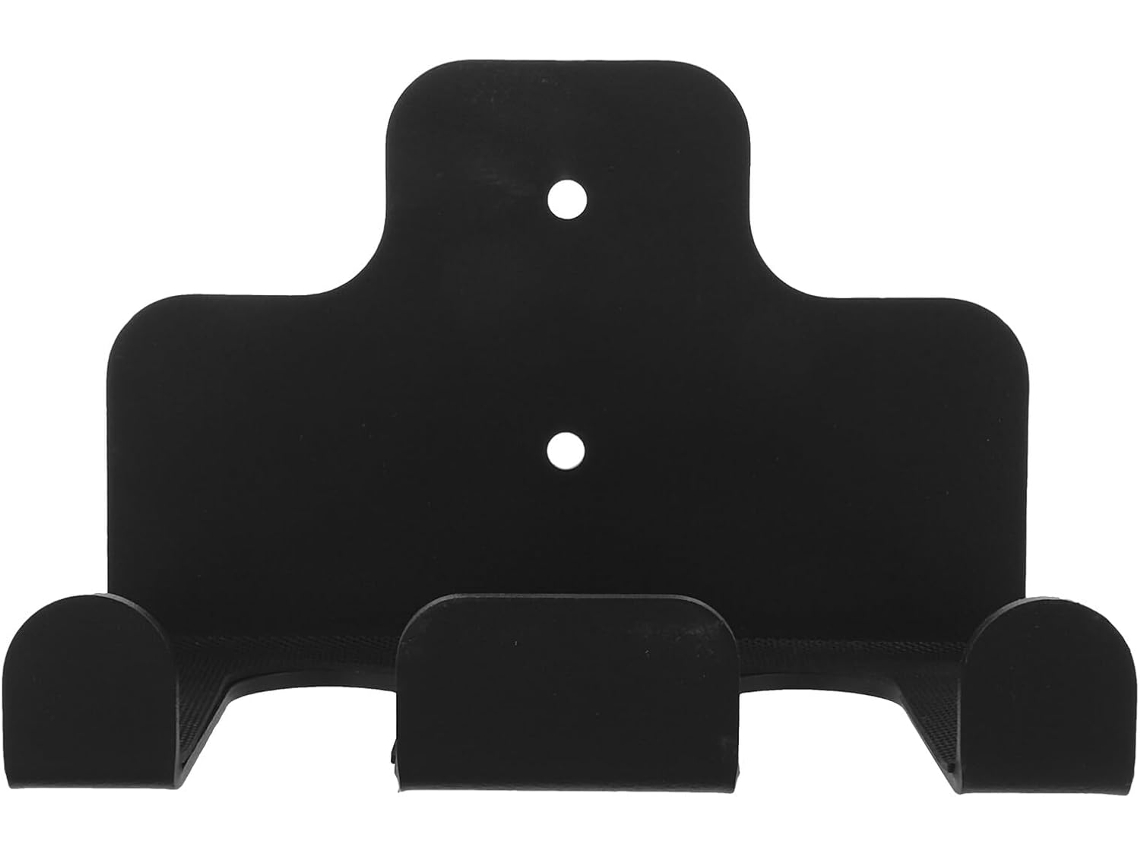 Soporte de pared de acero inoxidable para mancuernas, ideal para entrenamiento con pesas y deportes.
