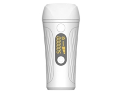 Depiladora de luz pulsada IPL, 500.000 destellos, con 2 modos y 5 niveles de energía Yizhood (blanca)
