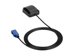 Antena Gps Para Carro Adaptador Plug Fraka Com Cabo Rg174 2.94m 1575.42mhz