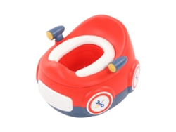 Inodoro Portátil Multifuncional Para Coche Para Niños, Cojín De Pp, Pu, Rojo, Azul