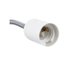2026-lámpara De Escritorio Con Pinza, Base E27, Tubo Flexible, Botón De Pulsación, 110-220v 50w, Para Dormitorio, Estudio Y Sala De Estar