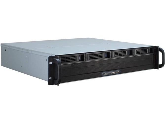 Caja PC INTER-TECH IPC 2U-2404S (Rack - Negro)
