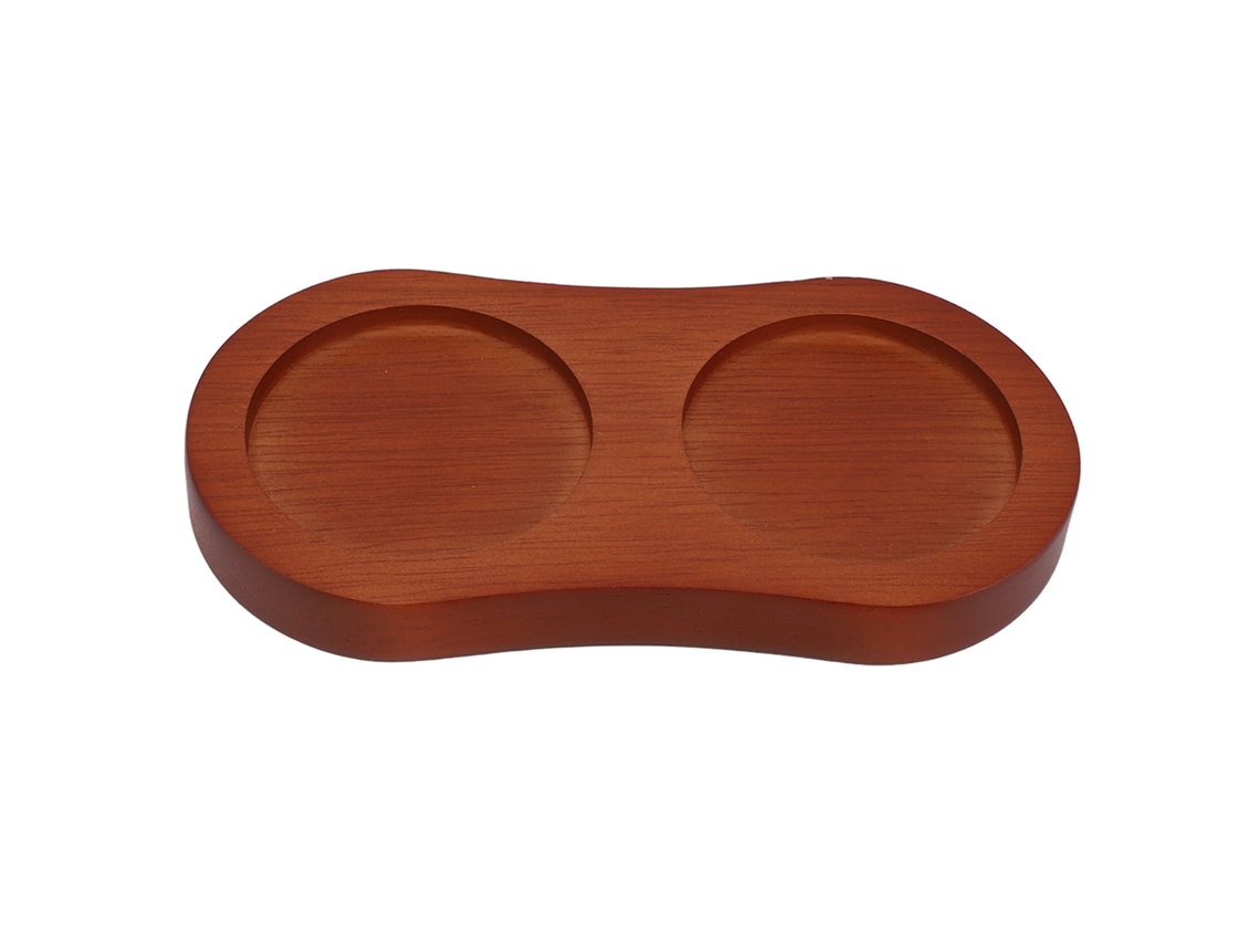 Base De Madera Con Forma De 8 Para Molinillo De Pimienta Y Sal. Admite Tarros De Especias.