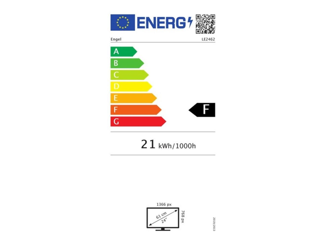 Televisão Engel Le2462 24" Hd Led Hdmi Preto