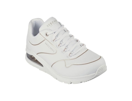 Zapatillas SKECHERS Uno 2 Mujer Blanco Cuña Cordones