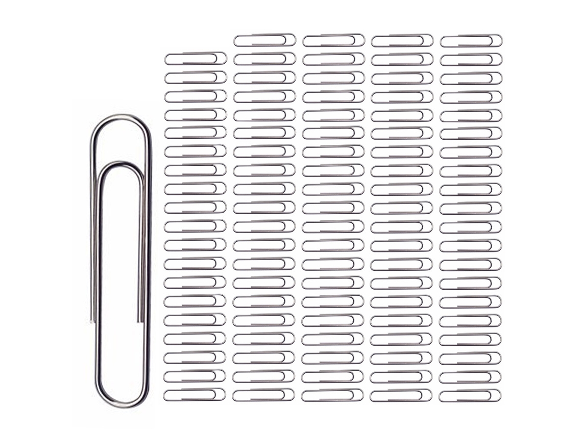 Clips duraderos para necesidades de oficina, mini clips de papel de metal de primera calidad con revestimiento de vinilo que evitan arañazos y enganches.