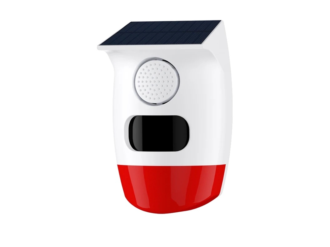 Sensor de movimiento, integración inteligente, diseño impermeable, 1 bocina solar.