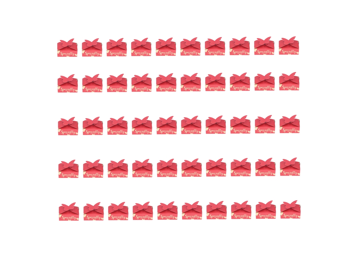 50 Cajas De Regalo Seguras, Duraderas, Exquisitas, Bonitas, Doradas Y Rojas, Compactas Y Portátiles, Para Fiestas, Bodas, Cumpleaños Y Más.