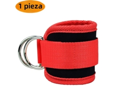 (rojo) Rodillera De Neopreno Ajustable Con Diseño De Doble Anillo, Que Proporciona Soporte Al Músculo Abductor.