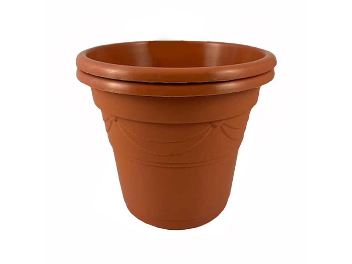 Maceta Marron 17 Cm Lote 2