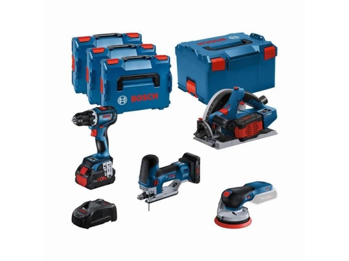 Kit 4 Herramientas Gsr/Gkt/Gst/Gex 1 X Procore 18V 4.0Ah 2 X Procore 5.5Ah 0615990N36 BOSCH