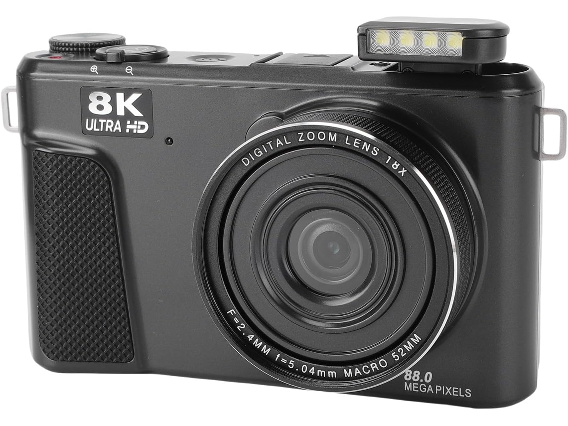Cámara Digital 8k Con Zoom Óptico 8x, Enfoque Automático,