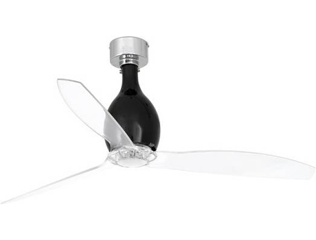 Ventilador de Techo FARO BARCELONA Mini Eterfan Negro (32 W - Diámetro 128 cm)