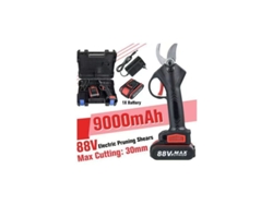 Tijeras De Podar Eléctricas Inalámbricas, Diámetro De Corte De 30 Mm, Batería Recargable De Litio De 9 Ah.