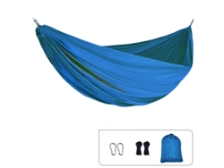 Hamaca Portátil Individual Para Campamentos, Mochileros Y Actividades Al Aire Libre (270x140 Cm) Azul Oscuro Siurn