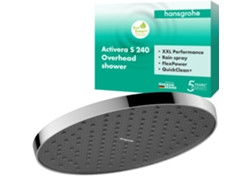 Ducha de techo Hansgrohe Activera S 240, 1 jet, Ecosmart, 28056000, Color: Cromo