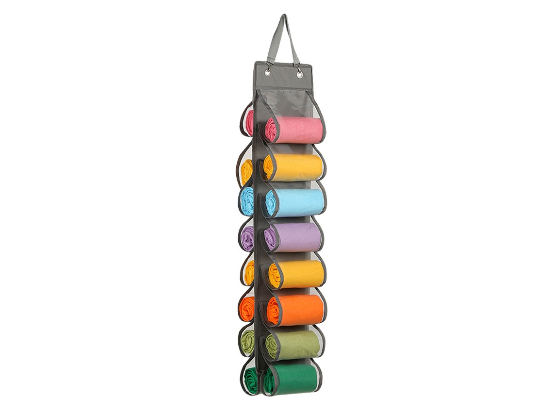 Organizador Leggings Colgantes Puerta MEOIRUERY Gris (24x22x4cm)