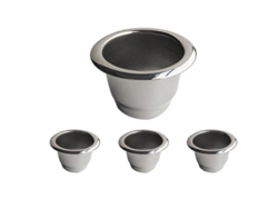 2026-4 Cápsulas De Café Reutilizables De Acero Inoxidable Filtro Para Máquina De Café Capsulas Reutilizables