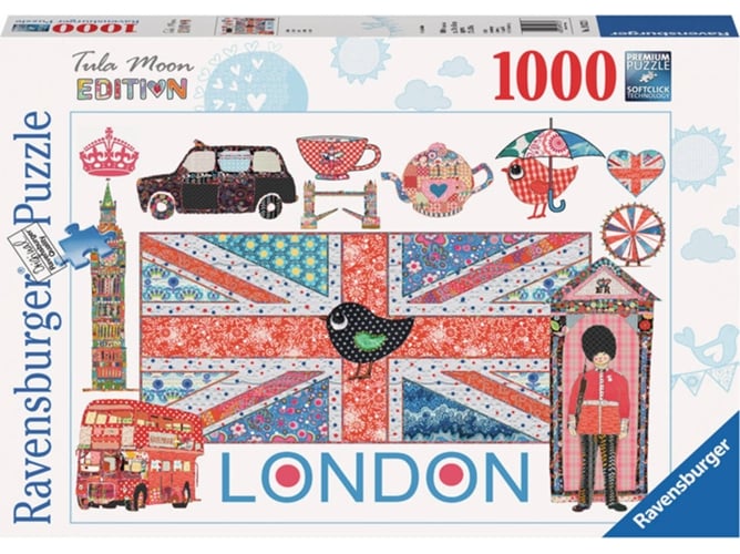 Puzzle RAVENSBURGUER Tula Moon: London (1000 Piezas)