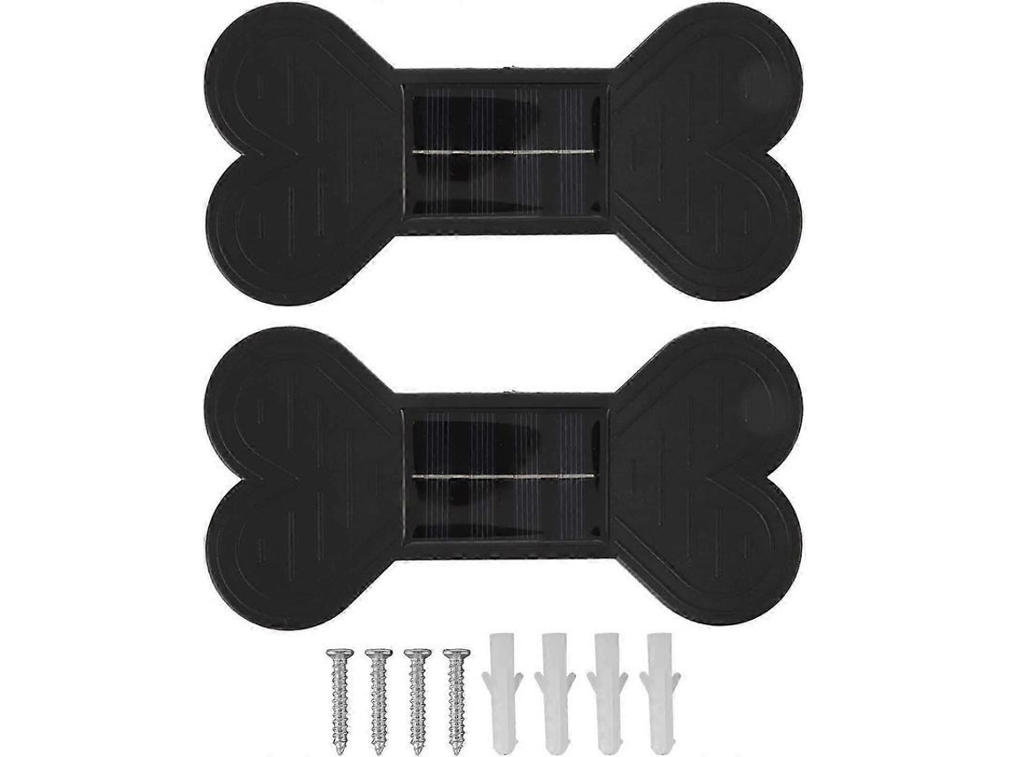 Lámpara Solar De Pared, 2 Juegos Con Sistema Inteligente De Detección De Luz Exterior.