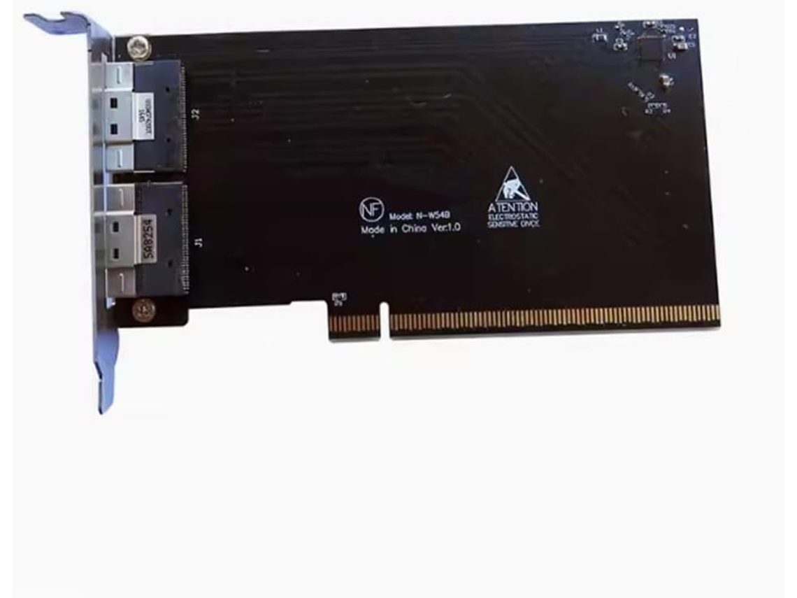 Tarjeta Adaptadora Pcie X16 A Sff-8654 8i X8 De 2 Puertos Para Egpu Con Deflector De Media Altura