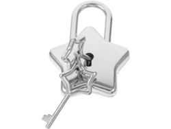 Candado Candado Estrella Llave Decorativo Locker Estrella