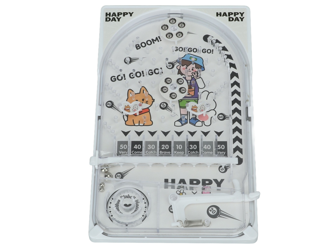 Juguete Arcade Portátil Para Niños Con Soporte Blanco Que Mejora La Coordinación Mano-ojo.