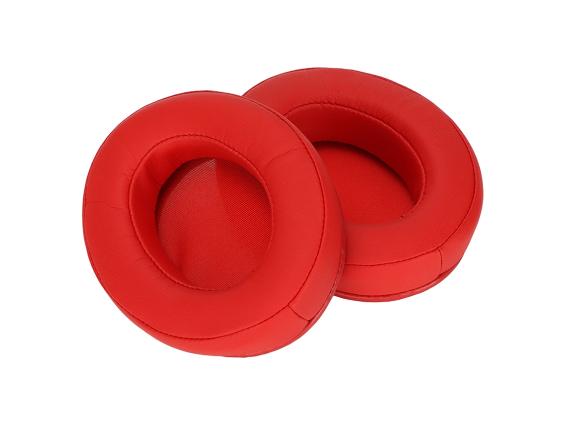 Almofadas De Reposição Para Fones Brainwavz Hm5, Almofadas Ouvido Com Isolamento De Ruído, Confortáveis Em Couro Proteína Vermelho