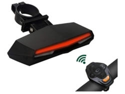 Cargador Luz Indicadora Mudança Direção Bicicleta Usb Recarregável Yizhood Negro