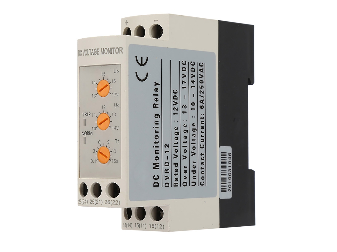Protector De Relé Dvrd Para Sobretensión Y Subtensión De 12 V Cc