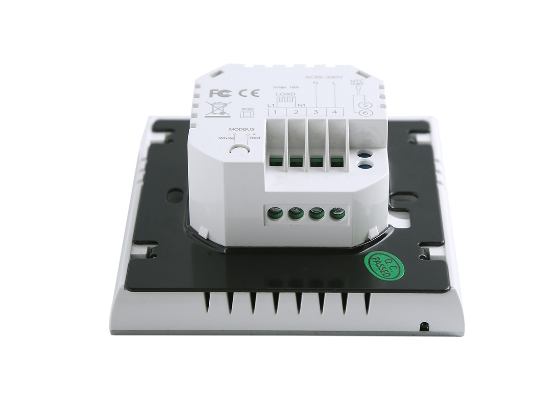 Termostato Inteligente Wifi Bth-3000l-gblw Para Calefacción Eléctrica, Control Por Voz, Aplicación, Pantalla Lcd.