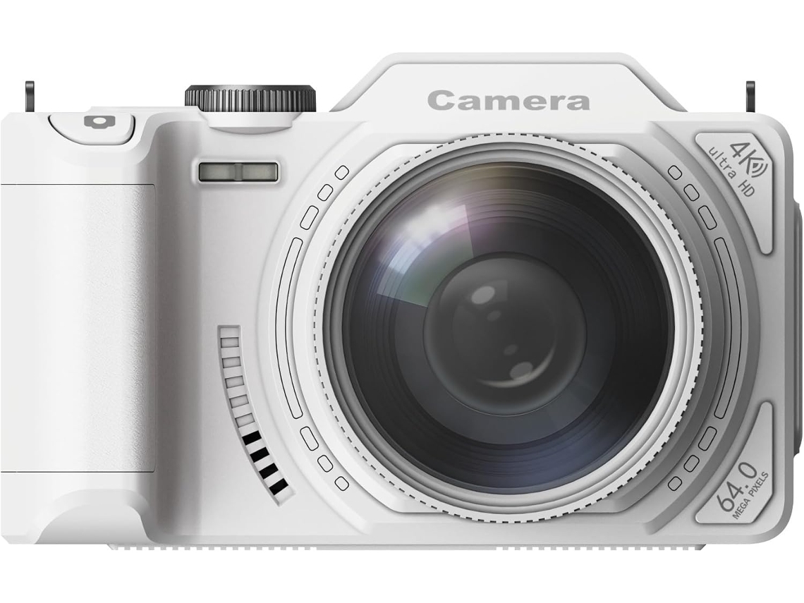 Cámara 4k Con Sensor De 64 Mp, Zoom De 18x, Pantalla De 3 Pulgadas, Wi-fi, Fotos Y Vídeos Nítidos.