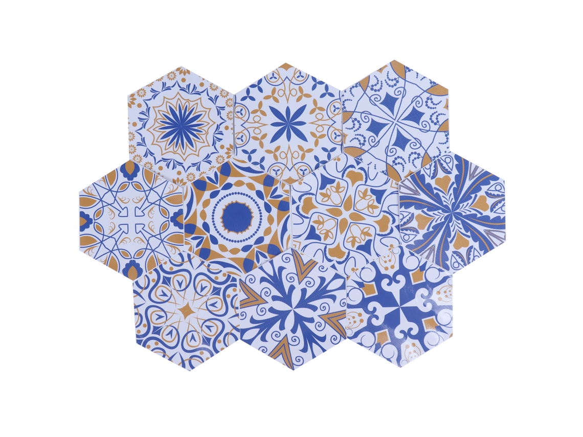 Adhesivos de pared de flores duraderos, aprobados para baños.