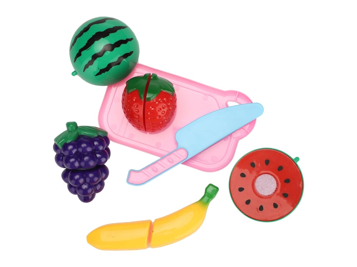 Brinquedo De Corte De Frutas Para Crianças Conjunto De Cozinha Simulação Plástico Versão Morango