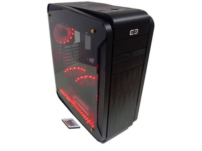 Caja PC CORTEK Genesi (ATX Mid Tower - Negro)