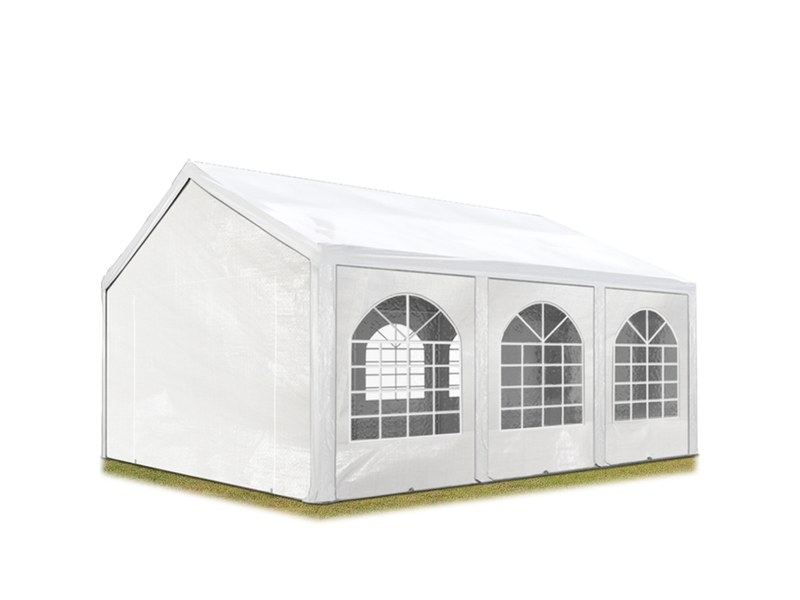 Carpa para fiestas de 3 x 6 m y 450 pies, color blanco, Toolport