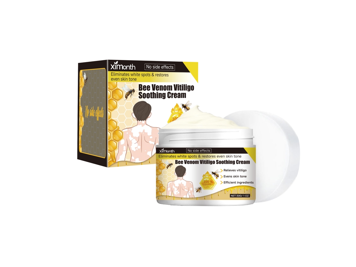 Crema calmante con veneno de abeja para piel sensible.