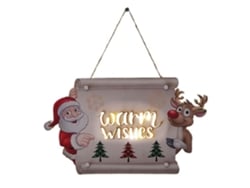 Adorno Navideño (31x19x4cm), Perfecto Como Regalo De Inauguración De Casa Su Diseño Ergonómico Lo Hace Adecuado Para El Uso Diario.