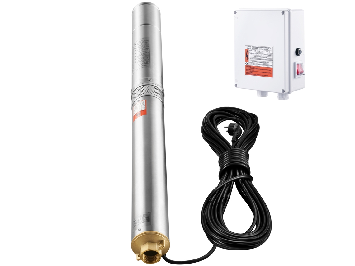 Bomba Para Pozos Profundos Succebuy De 2200 W, 9,8 M³/h, 144 M³ Con Caja De Control